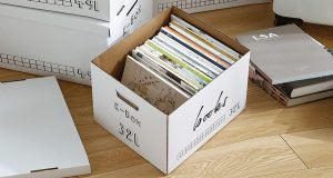 corrugated box for books