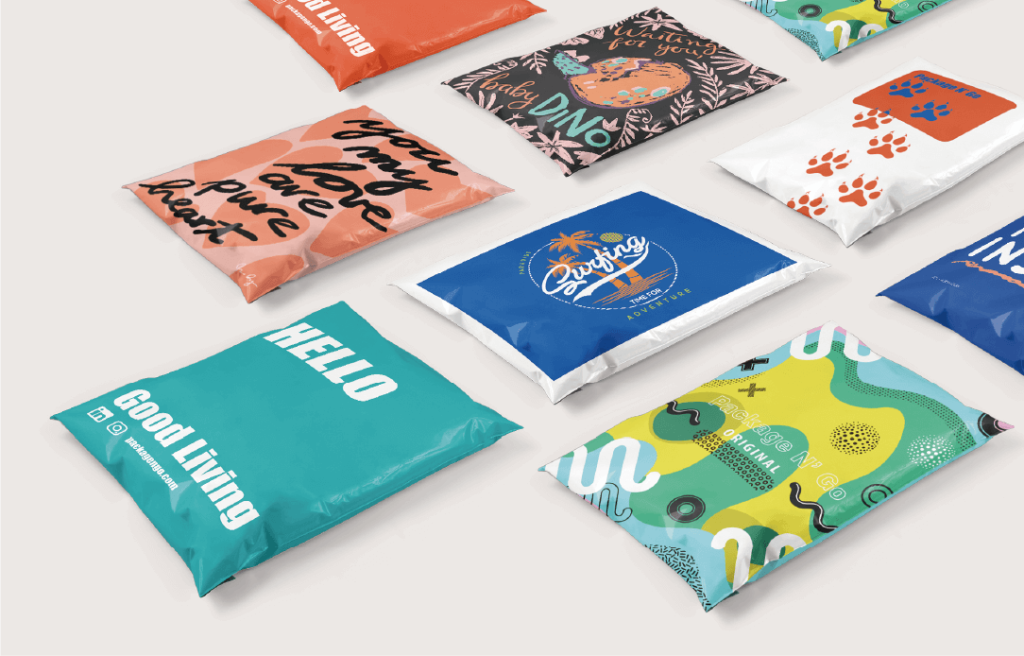 Custom poly mailers US Package N' Go