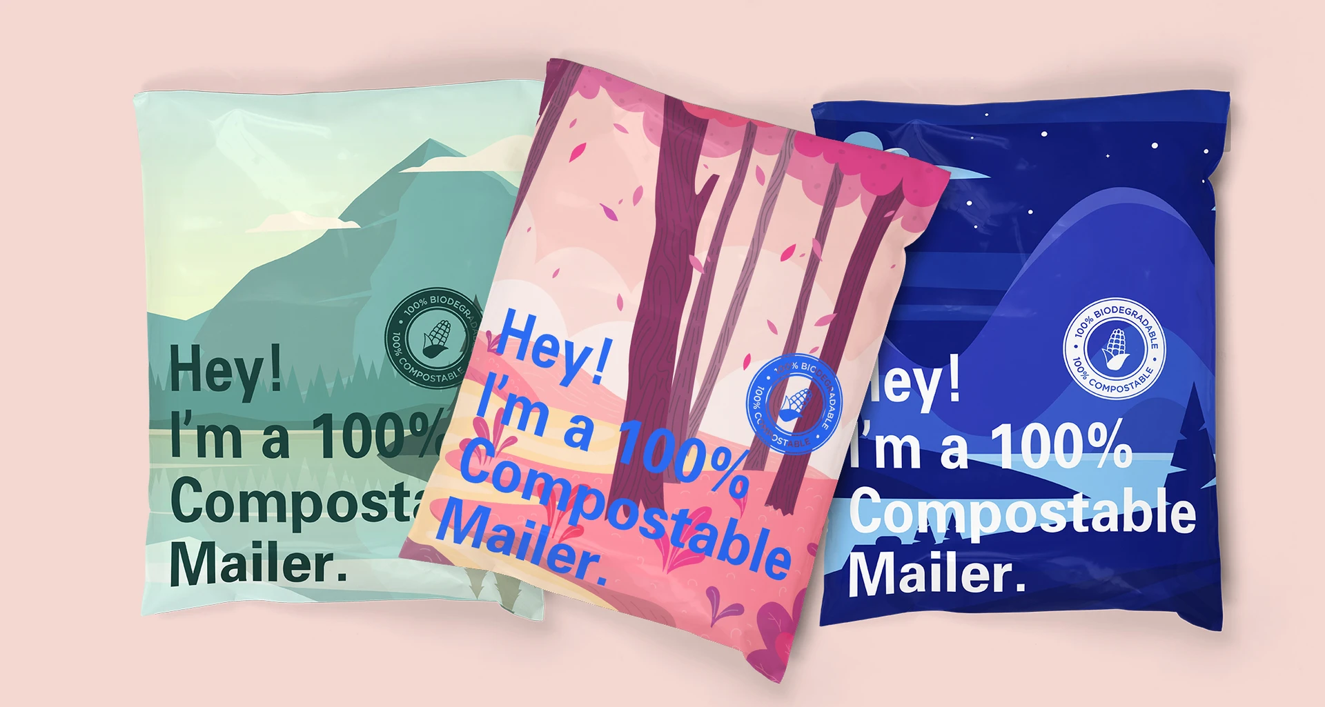 custom compostable mailers