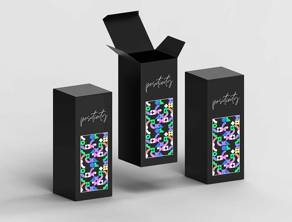 custom paperboard box show case