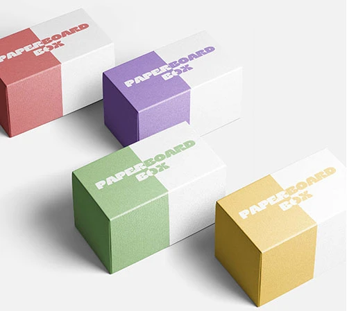 custom paperboard box show case