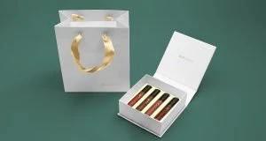 rigid box and paper bag