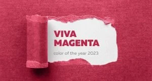 Viva Magenta with white