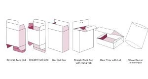 various types of paperboard box