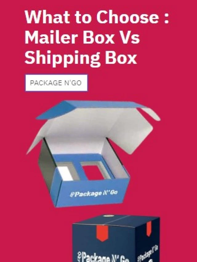 mailing box vs shipping box